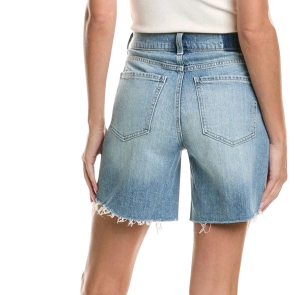 DAZE DENIM 1999 Shorts Slouch 90S Short Jean High Rise Distressed Shorts Blue 26 - Picture 4 of 16